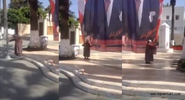 Atatürk posterini öpen Cevriye teyze konuştu