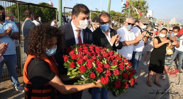 Atatürk’ün Karşıyaka’ya gelişi coşkuyla kutlandı