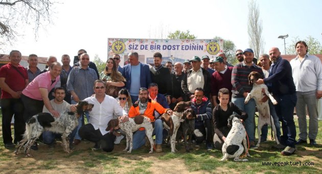 Av köpekleri yarıştı