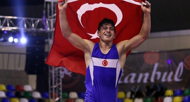Aydın'lı güreşçi Avrupa şampiyonu