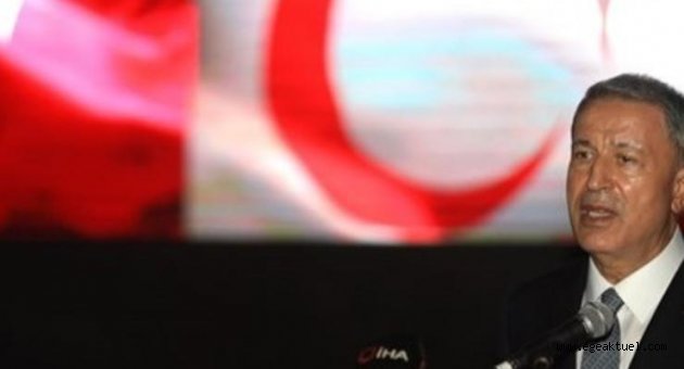 Bakan Akar'dan Doğu Akdeniz mesajı