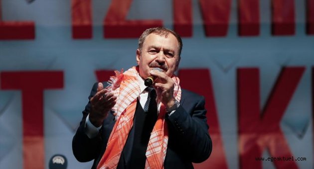 Bakan Eroğlu, İzmir'de sahur vakti temel attı, açılış yaptı