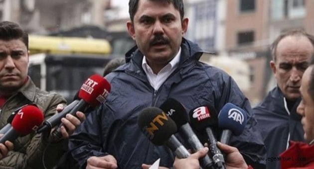 Bakan Kurum: Riskli binada oturtmayız