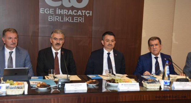 Bakan Pakdemirli'den 'kuru üzüm' toplantısı