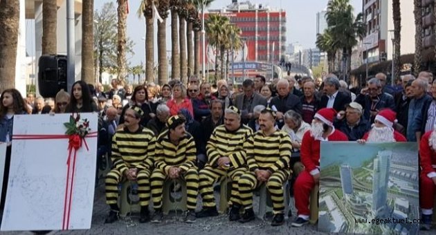 'Balçova Arsa Mağdurları'ndan sıra dışı eylem