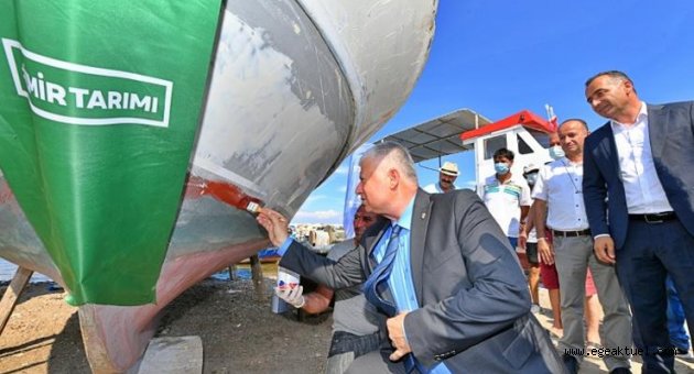 Balıkçılara boya ve macun desteği