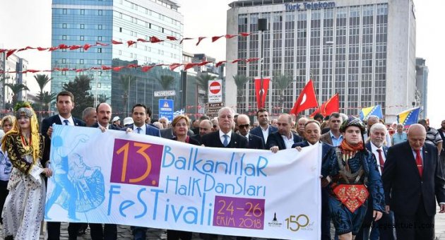 Balkanlılar Halk Dansları Festivali başladı