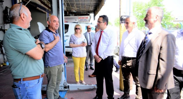 Başkan Atila 3. Sanayi Sitesi esnafıyla buluştu