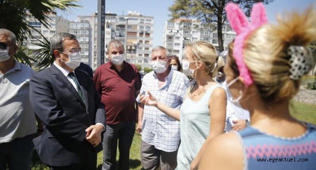 Başkan Batur’a park teşekkürü!