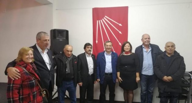 Başkan Batur, CHP Belçika Birliğini ziyaret etti