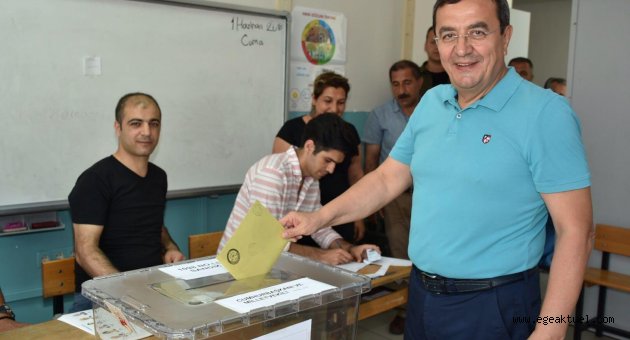 Başkan Batur oyunu kullandı