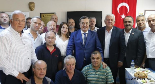 Başkan Batur sanayi esnafıyla buluştu