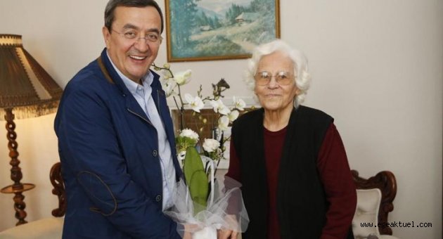 Başkan Batur'da vefa ziyareti