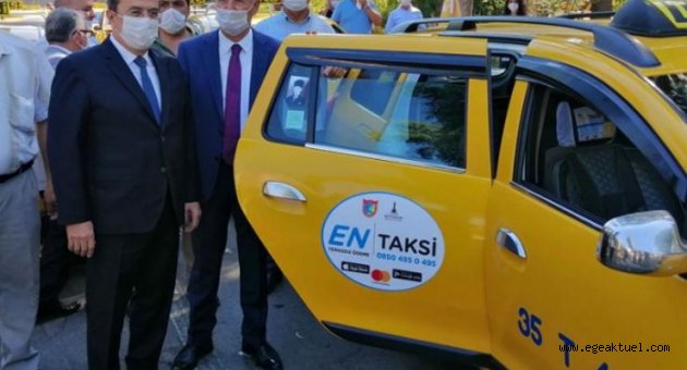 Başkan Batur'dan taksicilere ziyaret