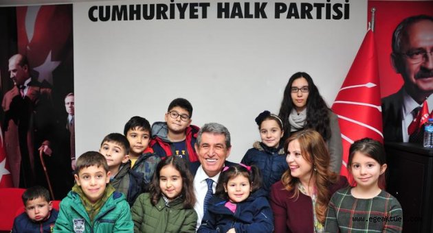 Başkan Çalkaya heyecanla başladı