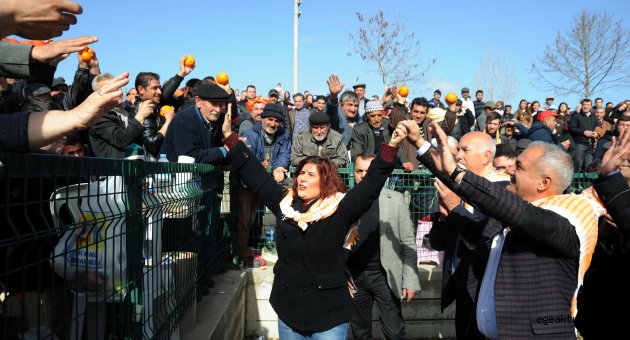 Başkan Çerçioğlu'na Portakallı Teşekkür