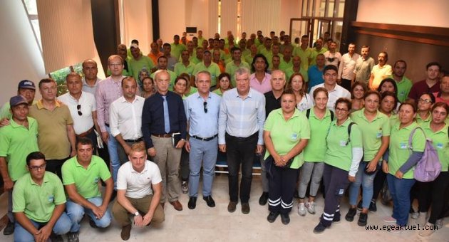 Başkan Engin’den çalışanlara: Sizler benim temsilcimsiniz