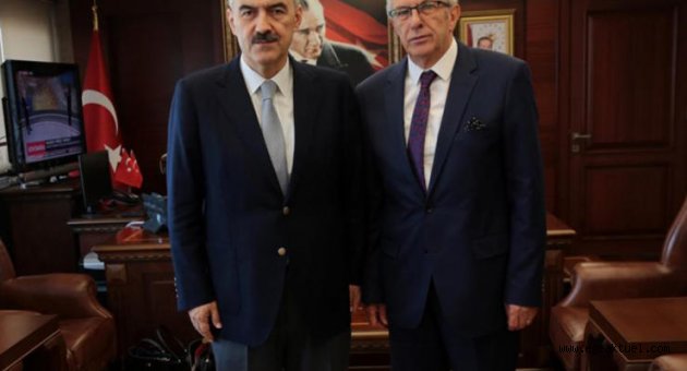 Başkan  Eriş, Vali Erol Ayyıldız’ı Ziyaret Etti