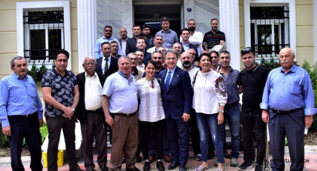 Başkan İduğ Alevi derneklerinin temsilcilerini ağırladı