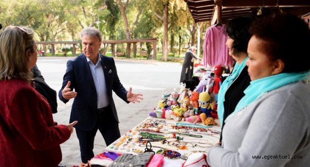 Başkan İduğ’dan 8 Mart müjdesi: Üretici kadınlara sabit satış yeri
