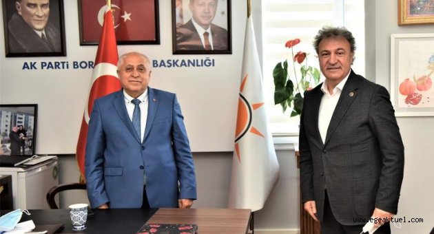 Başkan İduğ’dan AK Parti’ye hayırlı olsun ziyareti