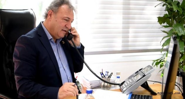 Başkan İduğ’dan “Evde misiniz?” telefonu