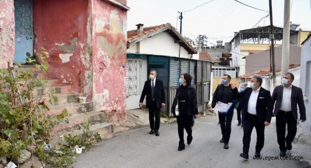 Başkan İduğ’dan “Kentsel yenileme turu”