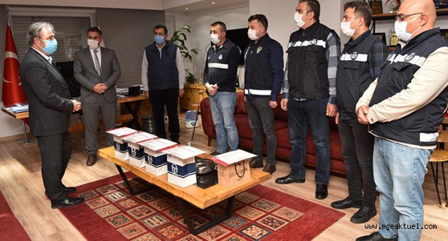 Başkan İduğ’dan zabıtaya başarı belgesi