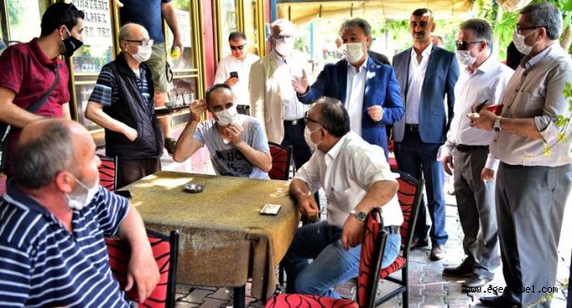 Başkan İduğ, esnafı dinledi
