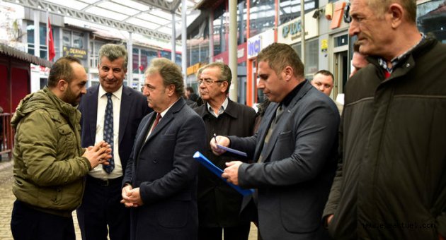 Başkan İduğ kara nakliyecilerinin sorunlarını dinledi
