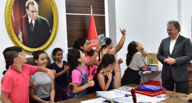 Başkan İduğ'dan çocuklara havuz müjdesi
