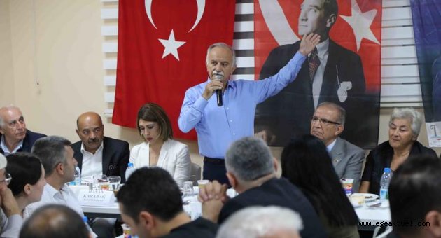 Başkan Karabağ, Alevi vakıf ve dernek yöneticileri ile buluştu