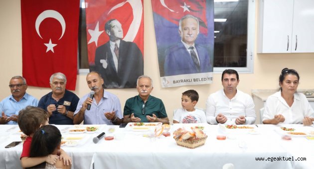Başkan karabağ, yeni cemevinde oruç açtı