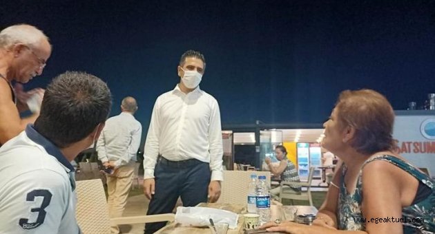 Başkan Kayalar’dan gece mesaisi