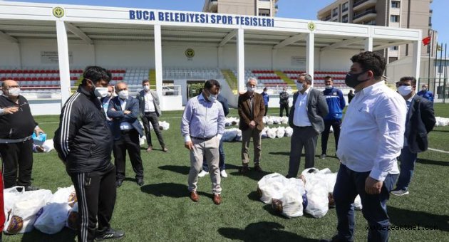 Başkan Kılıç’tan Bucalı amatör kulüplere Ramazan desteği