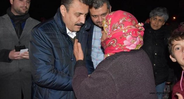 Başkan Kırgöz’den Gece Ziyareti