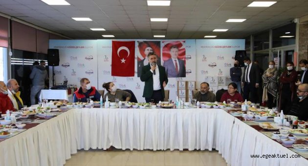 Başkan Sandal: "Biz büyük bir aileyiz, hiçbir zaman yalnız kalmayacaksınız!”