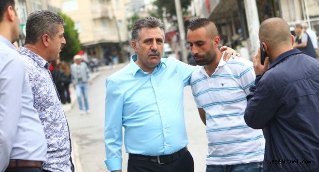 Başkan Sandal, sahaya indi