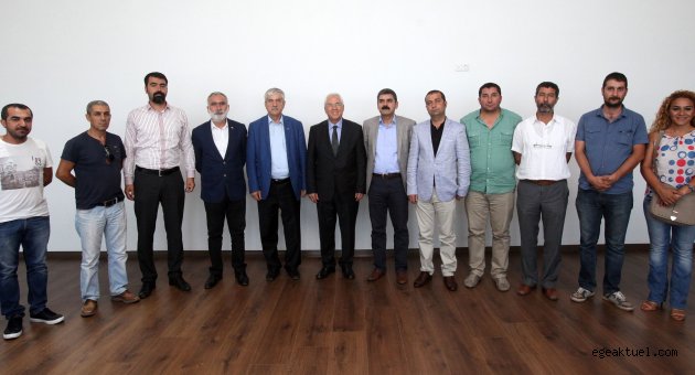 Başkan Selvitopu’na DİSK ziyareti 