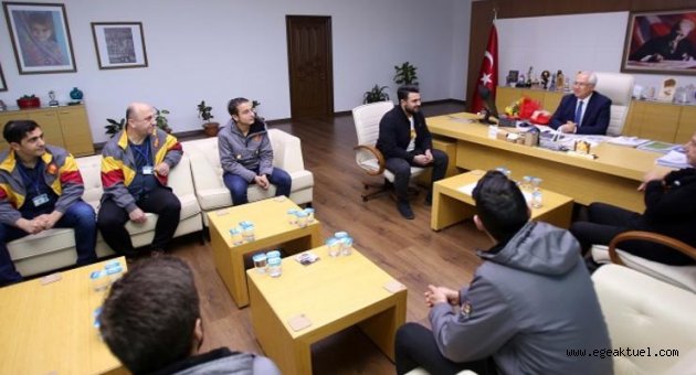 Başkan Selvitopu’na ‘Göztepe’ ziyareti