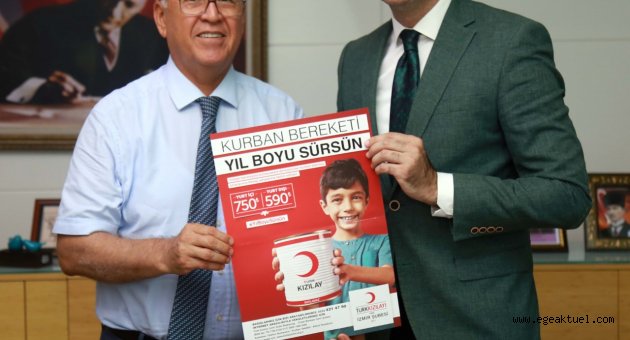 Başkan Selvitopu’ndan Kızılay’ın kampanyası’na destek  