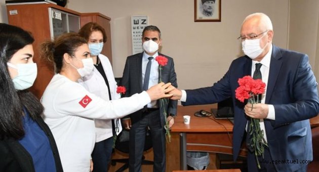Başkan Selvitopu sağlık emekçilerini unutmadı!