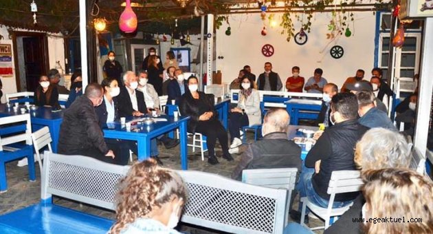 Başkan Sengel'den Şirince'ye akşam ziyareti
