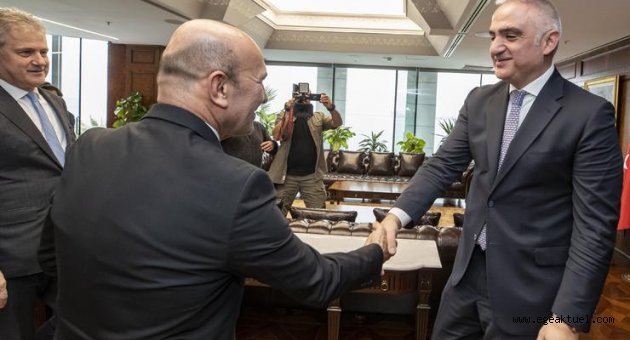 Başkan Soyer ile Bakan Ersoy görüştü