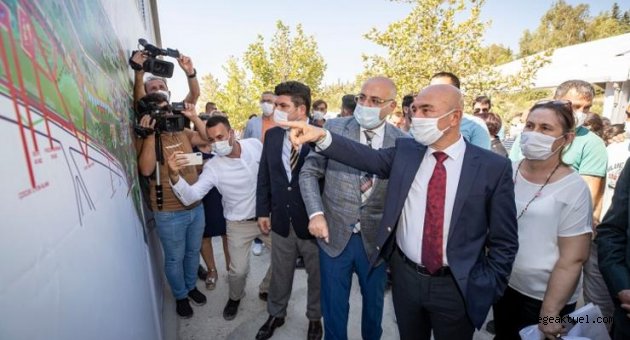 Başkan Soyer’in vizyon projesi Portakal Vadisi’nin yapımı sürüyor