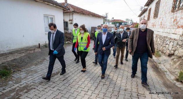 Başkan Soyer Kınık’ı ziyaret etti