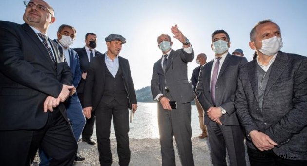 Başkan Soyer selden etkilenen Balabandere Göleti’nde inceleme yaptı