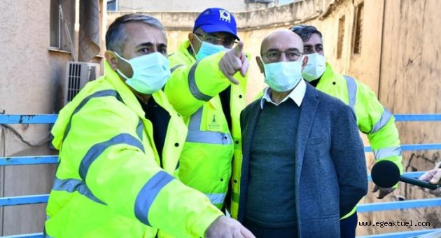 Başkan Soyer, taşkınları sona erdirecek projeleri yerinde inceledi
