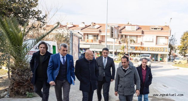 Başkan Soyer Urla’daki çalışmaları denetledi