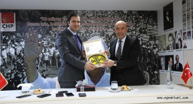 Başkan Soyer'den Deniz Yücel'e ziyaret